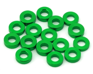 Picture of Team Brood 3x6mm 6061 Aluminum Ball Stud Washers Medium Kit (Green) (16)