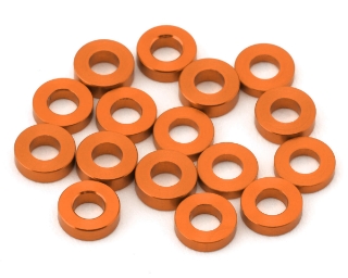 Picture of Team Brood 3x6mm 6061 Aluminum Ball Stud Washers Medium Kit (Orange) (16)