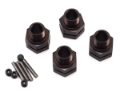 Picture of Kyosho 17mm Hex Wheel Hubs (Gun Metal) (4) (11mm Offset)