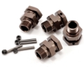 Picture of Kyosho 14mm Extended Wheel Hub Set (Gunmetal) (4)
