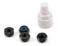 Picture of Kyosho Steel Wheel Nut Set w/Wrench (Black) (4)