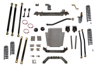 Picture of Jeep Cherokee 6.5 Inch Pro Series 3 Link Long Arm Lift Kit W/Rear Coil Conversion 84-01 XJ Clayton Off Road