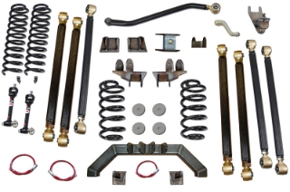 Picture of Jeep Wrangler 4.0 Inch Pro Series 3 Link Long Arm Lift Kit 1997-2006 TJ Clayton Off Road