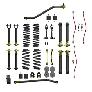 Picture of Jeep TJ Lift Kit 4.0 Inch Premium Short Arm For 97-06 Wrangler TJ/LJ Clayton Off Road