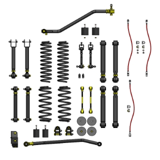 Picture of TJ Jeep Lift Kit 4 Inch Jeep TJ Lift Kit For 97-06 Wrangler TJ/LJ Clayton Offroad