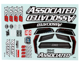 Picture of Team Associated RC10TC8 Decal Sheet