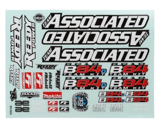 Picture of Team Associated RC10B84 Decal Sheet