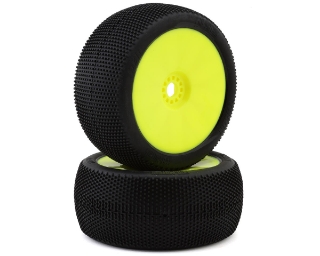 Picture of Pro-Motion Talon 1/8 Truggy Pre-Mount Tires (Yellow) (2)