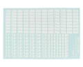 Picture of Kyosho Shock Oil & Piston Decal Set (White)