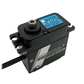 Picture of Waterproof, High Torque, High Voltage Coreless Digital Servo, 0.13 sec / 722oz @ 8.4V -Black Edition