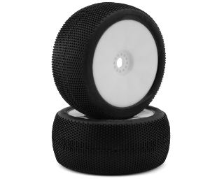 Picture of Pro-Motion Talon 1/8 Truggy Pre-Mount Tires (White) (2) (Super Soft)