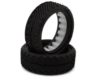 Picture of Pro-Motion Fury 2.2" Wide 2WD Front LP Carpet 1/10 Buggy Tires (C3 Green/Medium)