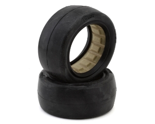 Picture of Pro-Motion Slicks 2.2'' 4WD Front Tires (2) (Clay Oro Double Gold Dot)