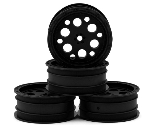 Picture of Pro-Motion 2.2" Magnum Front 1/10 Dirt Oval Wheels (Black) (4) w/12mm Hex