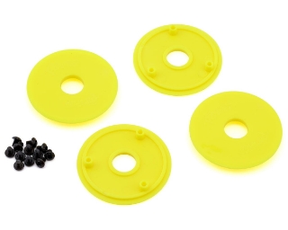 Picture of Pro-Motion 1/10 Magnum 2.2'' Dirt Oval Wheels Mud Covers (Yellow) (4)