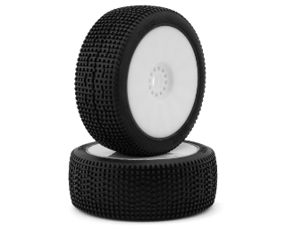 Picture of Pro-Motion Spitfire 1/8 Buggy Pre-Mount Tires (White) (2) (Soft - Long Wear)