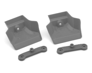 Picture of JConcepts XRAY XB8/XB8e 2025 1/8 Molded Front Wings w/Adaptors (Grey) (2)
