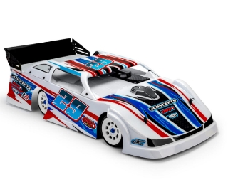 Picture of JConcepts L8 Night G3 Speedway 1/10 Dirt Oval Latemodel Body w/Spoiler (Clear)