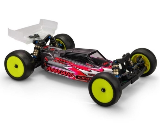 Picture of JConcepts RC10 B7/B7D "F2" Body w/Turf & Carpet Wings (Clear)