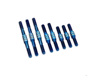 Picture of JConcepts RC10 Classic Fin Titanium Turnbuckle Set (8) (Blue)