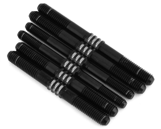 Picture of JConcepts HB Racing D819/E819 Fin Titanium Turnbuckle Set (Black) (6)