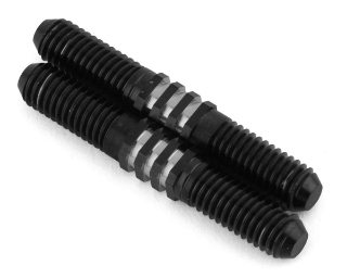 Picture of JConcepts HB D819/E819 Worlds Spec Fin Titanium Steering Turnbuckle (Black) (2)