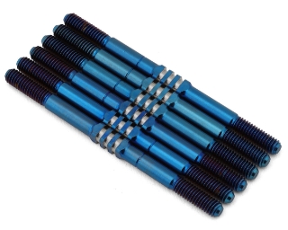 Picture of JConcepts XRAY XB2 2024 Fin Titanium Turnbuckles (Blue) (6)