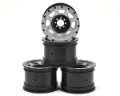 Picture of JConcepts Vengeance 2.2 Rock Crawler Wheels (4) (Black/Chrome)