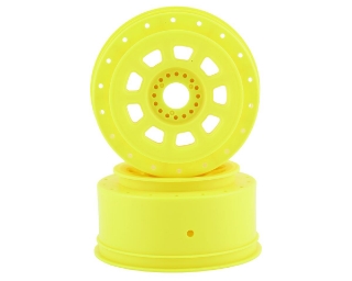 Picture of JConcepts 9-Shot Short Course Dirt Oval Wheels (2) (Yellow)