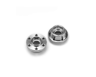 Picture of JConcepts 12mm Aluminum Crawler Beadlock Wheels Hex Adaptors (2) (6.5mm)