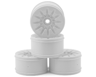 Picture of JConcepts Pioneer 4.0" Standard Offset 1/8 Truck Wheels (White) (4)