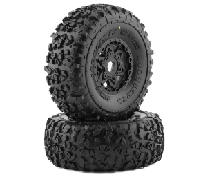 Picture of JConcepts Mojave 6S BLX Pre-Mounted Landmines Tires w/Tremor Wheels (Black) (2)