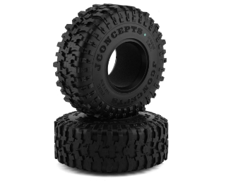 Picture of JConcepts SCX6 Tusk 2.9" All Terrain Crawler Tires (2) (Green)