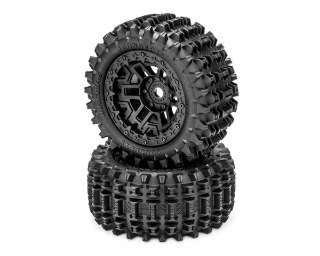 Picture of JConcepts Magma Pre-Mounted Monster Truck Tires (Black) (2) w/17mm Hex