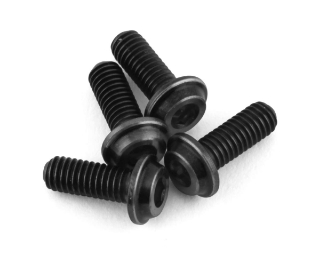 Picture of JConcepts 3x8mm "Top Hat" Titanium Screws (Black) (4)