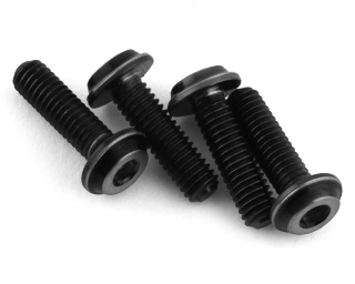 Picture of JConcepts 3x10mm "Top Hat" Titanium Screws (Black) (4)