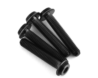 Picture of JConcepts 3x16mm "Top Hat" Titanium Screws (Black) (4)