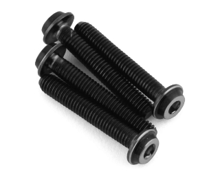 Picture of JConcepts 3x18mm "Top Hat" Titanium Screws (Black) (4)