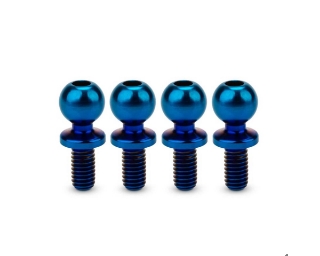 Picture of JConcepts 5.5mm Revolved Titanium Ball Studs (Blue) (4) (6mm)