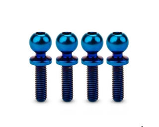 Picture of JConcepts 5.5mm Revolved Titanium Ball Studs (Blue) (4) (10mm)