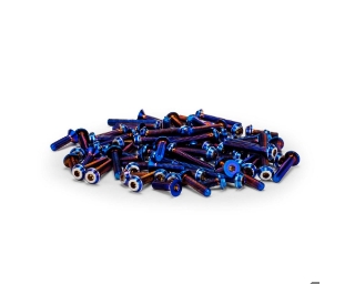 Picture of JConcepts RC10 B7/B7D Titanium Upper Screw Set (Blue) (77)