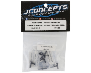 Picture of JConcepts RC10 B7/B7D Titanium Lower Screw Set (Black) (28)