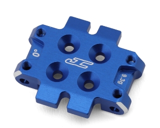Picture of JConcepts RC10B7 Aluminum Front Bulkhead (Blue) (0°)