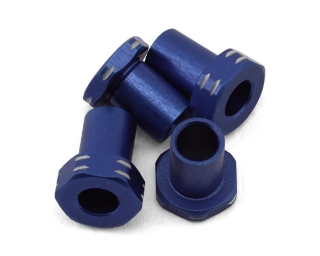 Picture of JConcepts RC10B7 Aluminum Caster Hat Bushings (Blue) (4) (1 & 2mm)