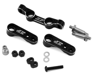 Picture of JConcepts Team Associated RC10B7/RC10B7D Aluminum Steering Bellcrank Kit (Black)