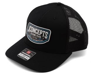 Picture of JConcepts 2025 Snapback Round Bill Hat (Black) (One Size Fits Most)