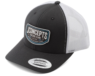Picture of JConcepts 2025 Snapback Round Bill Hat (White/Grey) (One Size Fits Most)