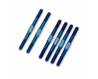 Picture of JConcepts TLR 22X 3.5mm Fin Titanium Turnbuckles Set (Blue)
