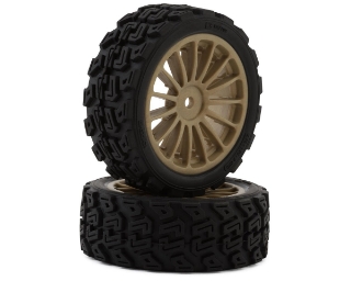 Picture of Kyosho Rally Pre-Mounted Tire (2) (Medium)
