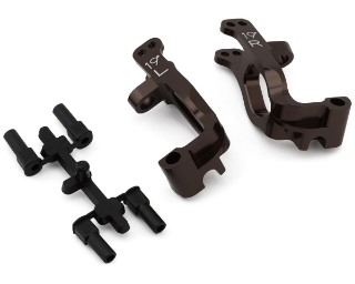 Picture of Kyosho MP9 Aluminum Front Hub Carrier Set (Gunmetal) (2) (19°)
